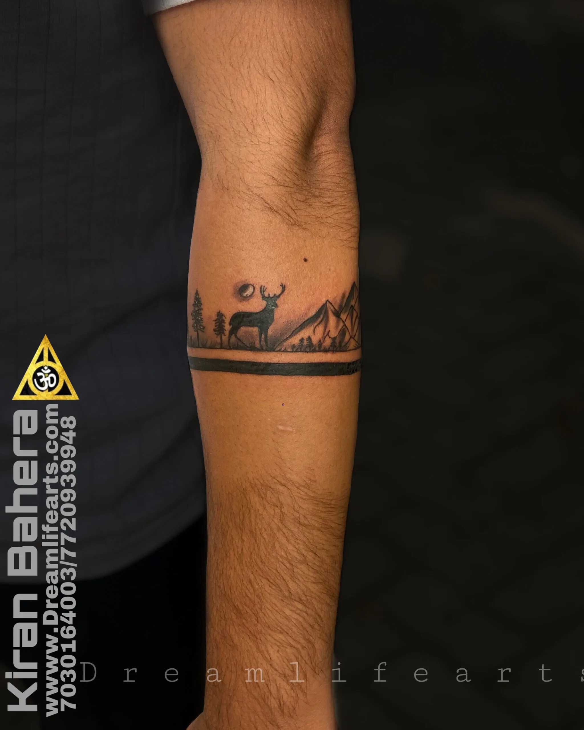 Bambi tattoo on the ankle