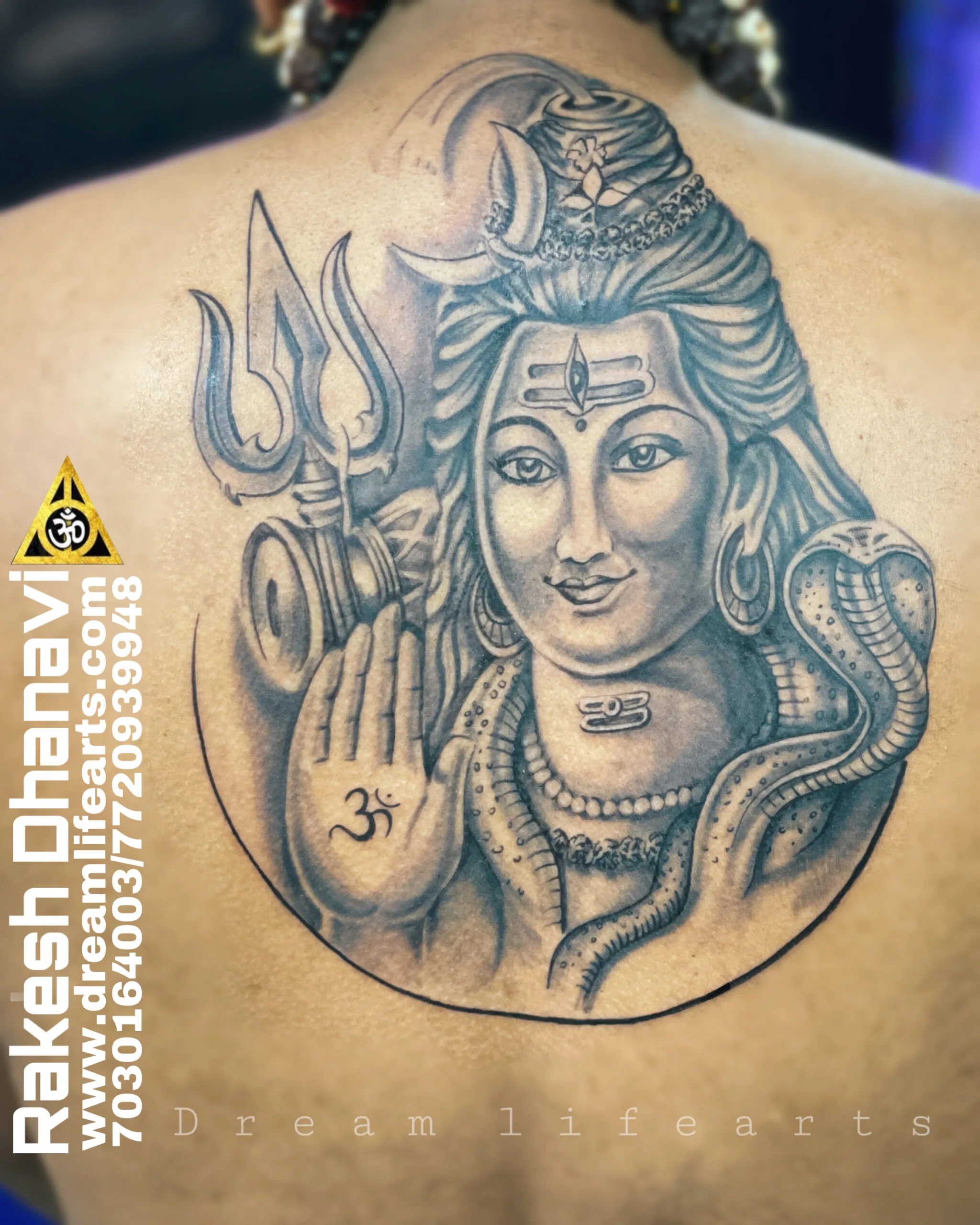 Custom Shiva Tattoo made by Abhishek Saxena at Circle Tattoo Delhi :  u/circletattooindia
