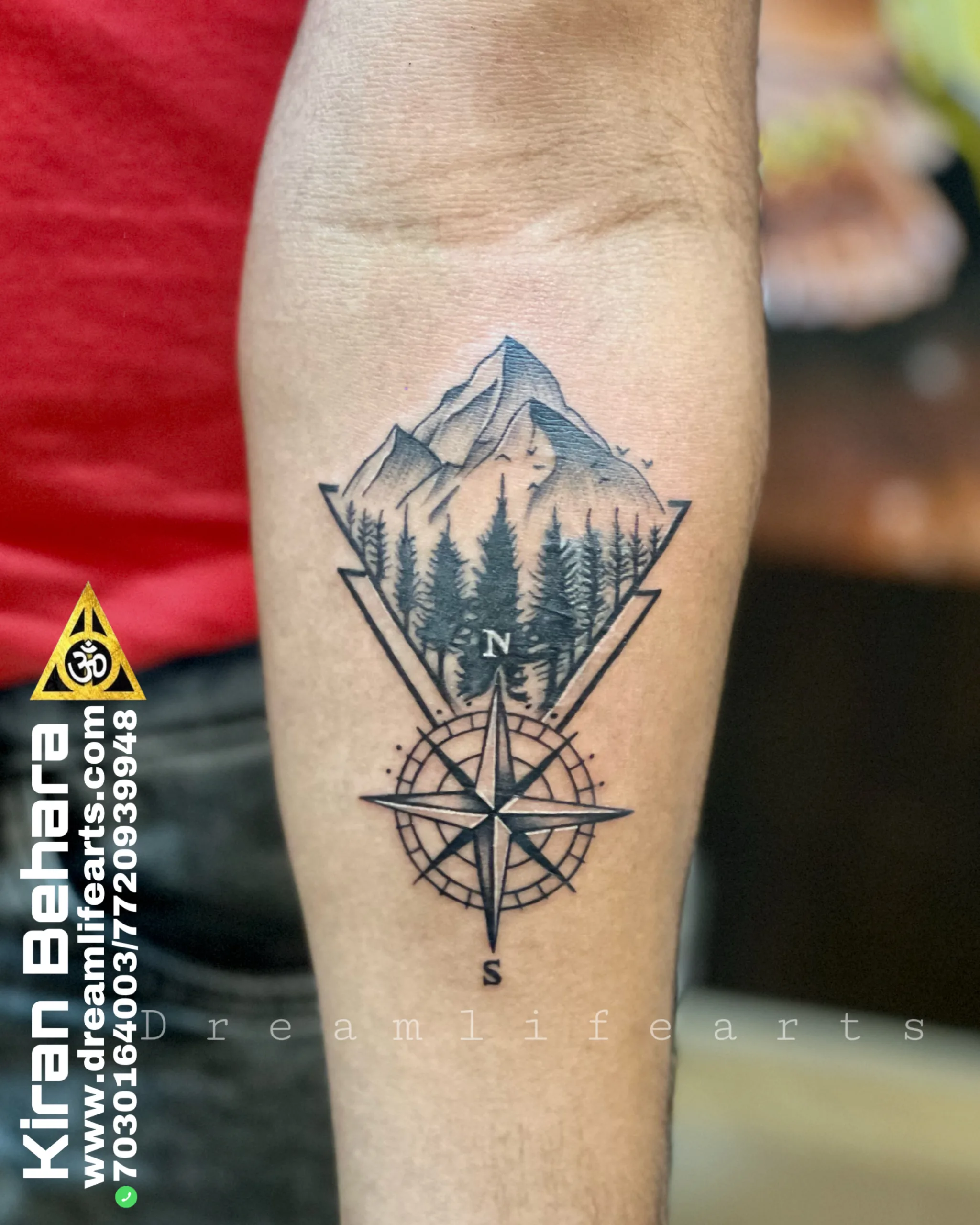 Compass Tattoo Designs: Symbolism and Style in Focus